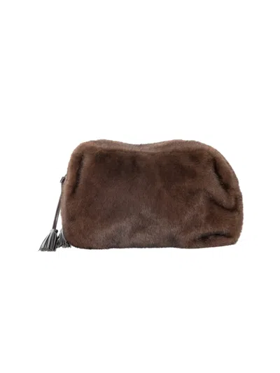 P.a.r.o.s.h Clutch In Brown