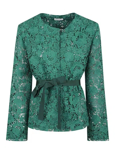 P.A.R.O.S.H CHAQUETA VAQUERA - VERDE