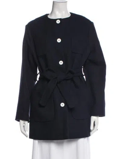 Pre-owned P.a.r.o.s.h Coat In Blue