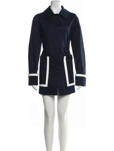 Pre-owned P.a.r.o.s.h Coat In Blue