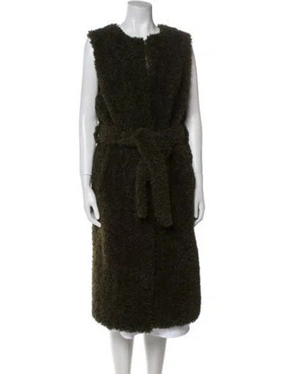 Pre-owned P.a.r.o.s.h Coat In Green