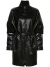 P.a.r.o.s.h Parosh Lambskin Padded Jacket In Black