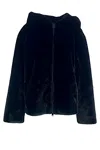 P.a.r.o.s.h Parosh Coats Black In Blue
