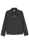 P.a.r.o.s.h Wool Bomber Jacket In Black
