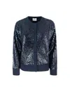 P.a.r.o.s.h Cobalt Blue Cardigan In Blue