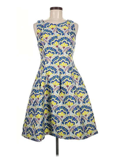 Pre-owned P.a.r.o.s.h Cocktail Dress In Blue