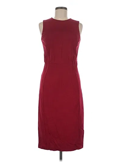 Pre-owned P.a.r.o.s.h Cocktail Dress In Burgundy
