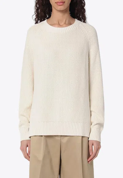 P.A.R.O.S.H COCO RIBBED KNIT SWEATER