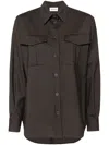 P.a.r.o.s.h Long-sleeve Shirt In Brown