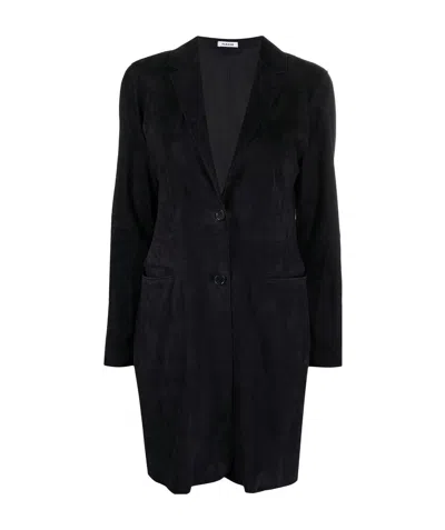 P.a.r.o.s.h Collared Suede Coat