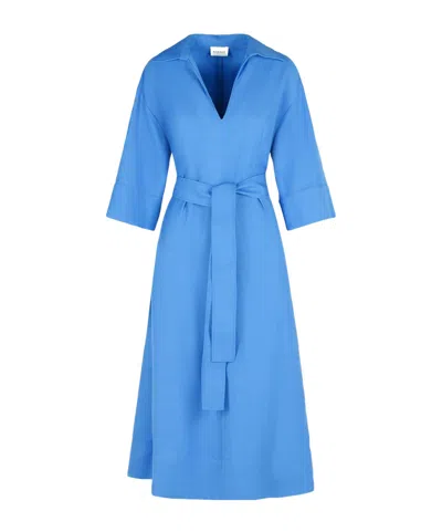 P.a.r.o.s.h Pleat-detail Midi Dress