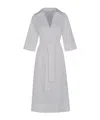 P.a.r.o.s.h . Collared Tie-detailed Dress In Multi