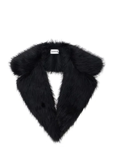 P.a.r.o.s.h Collo Pelliccias In Black