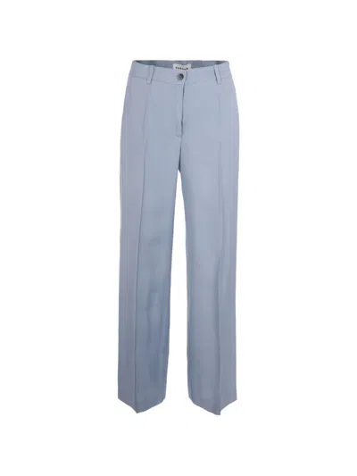P.a.r.o.s.h Concealed Fly Palazzo Pants In Blue
