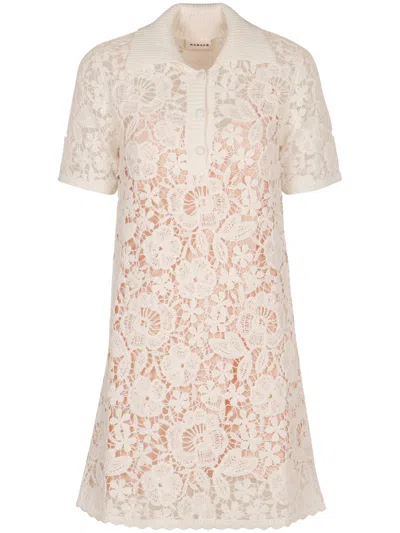 P.a.r.o.s.h Parosh Copper Cotton Mini Dress In Green