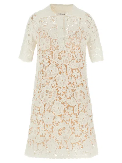P.a.r.o.s.h Copper Dresses White