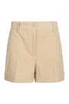 P.a.r.o.s.h Parosh Corduroy Shorts In Brown