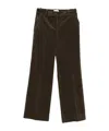 P.a.r.o.s.h Corduroy Straight-leg Trousers In Brown