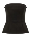 P.a.r.o.s.h Cotton Bustier In Black