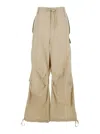 P.a.r.o.s.h Drawstring Cargo Pants In Sand