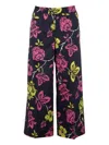 P.a.r.o.s.h Tropical Print Short In Blau