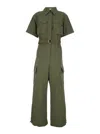 P.a.r.o.s.h Cotton Jumpsuit In Green