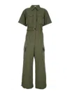 P.a.r.o.s.h Cotton Jumpsuit In Green