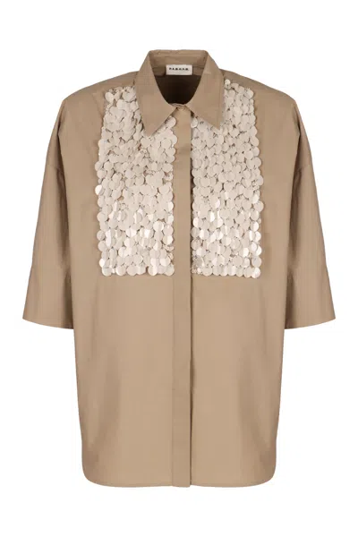 P.A.R.O.S.H PAROSH COTTON SHIRT