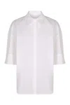 P.a.r.o.s.h Parosh Cotton Shirt In White