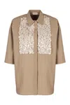 P.a.r.o.s.h . Cotton Shirt In Beige