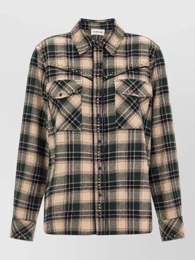 P.a.r.o.s.h Cotton Shirt Jacket In Multi