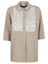 P.a.r.o.s.h Parosh Relaxed-fit Shirt With Decorative Sequin Detailing