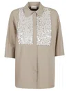 P.a.r.o.s.h . Cotton Shirt In Brown