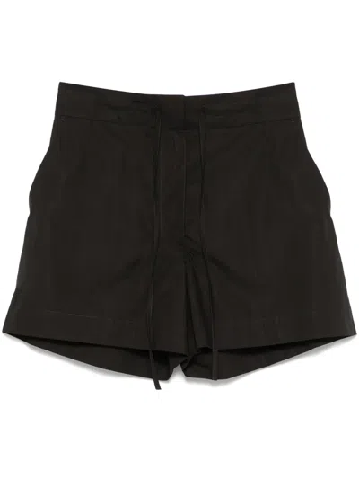 P.a.r.o.s.h Cotton Shorts In Black