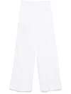 P.a.r.o.s.h Cotton Trousers In White