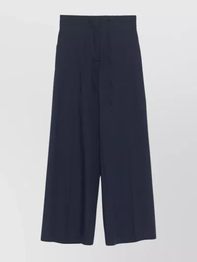 P.A.R.O.S.H COTTON WIDE-LEG TROUSERS