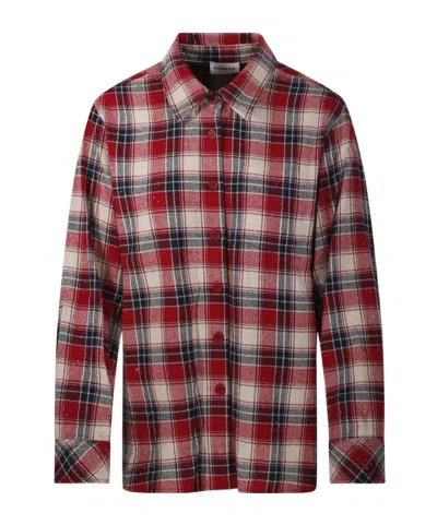 P.a.r.o.s.h . Cowboy Checked Shirt In Pink