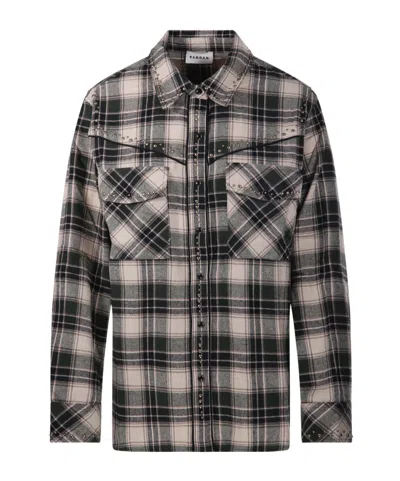 P.A.R.O.S.H P.A.R.O.S.H. COWBOY STUDDED CHECK SHIRT