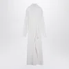 P.a.r.o.s.h . Cream-coloured Turtleneck Dress In Wool Blend In Beige