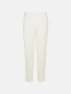 P.a.r.o.s.h Cream Viscose Blend Pants In Cream