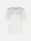P.a.r.o.s.h Cream Wool Blend Sweater In Cream