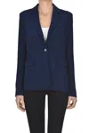 P.a.r.o.s.h Crepè Blouse In Navy Blue