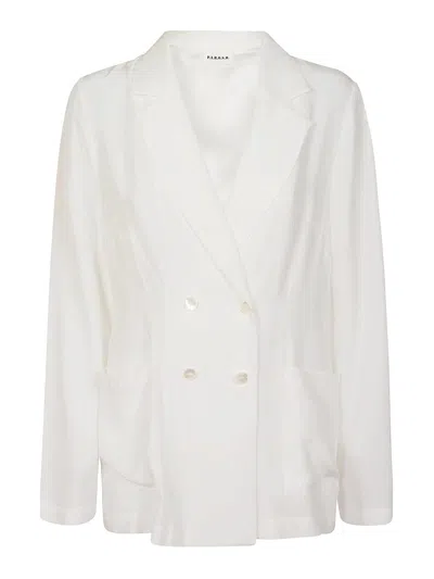 P.a.r.o.s.h Roma Blazer In White