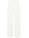 P.a.r.o.s.h Crepe Palazzo Pants In White
