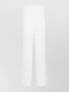 P.a.r.o.s.h Crepe Texture Flared Wide Leg Trousers
