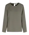 P.a.r.o.s.h Poker Grey Polyester Blouse In Gray