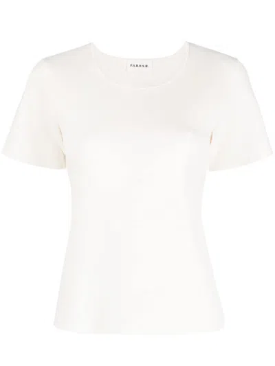 P.a.r.o.s.h Crew-neck Knitted Top In White