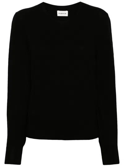 P.a.r.o.s.h Crew-neck Sweater In Black