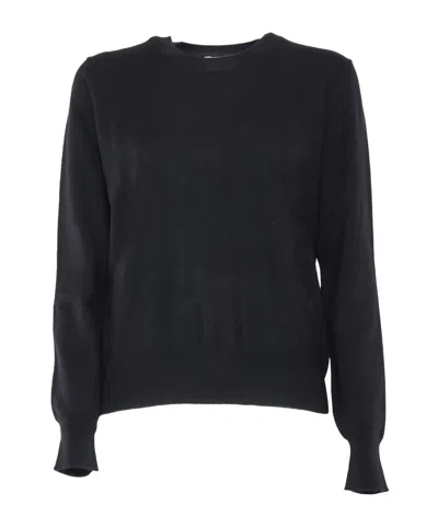 P.a.r.o.s.h Crew-neck Sweater In Black