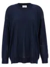 P.a.r.o.s.h Parosh Leila Knitted V-neck Long-sleeve Top In Blu